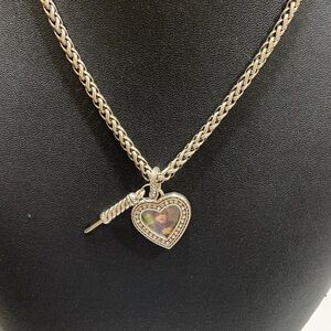 Brighton Silver heart necklace